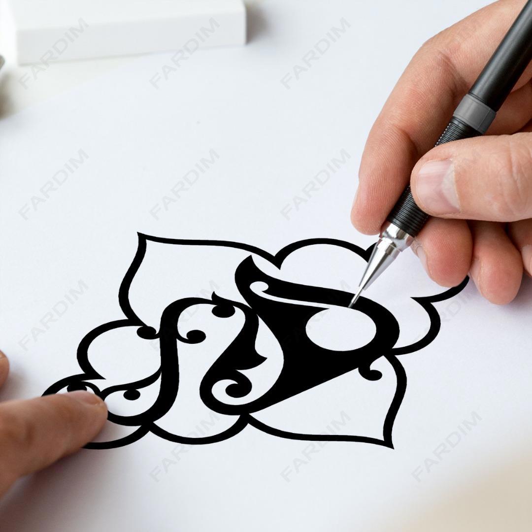 وکتور طرح نگاره پرنده کد A132422